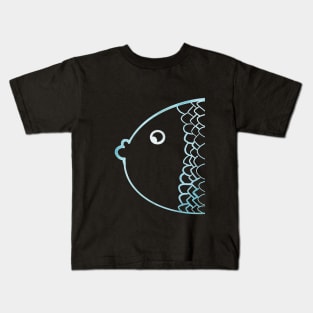 Colorful karp rainbow cyan Kids T-Shirt